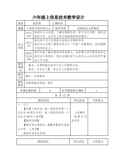 小海龟作图的新方法教学设计
