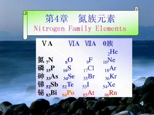 第4章氮族元素