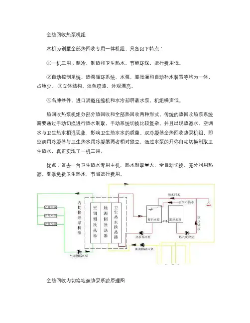 全热回收热泵机组