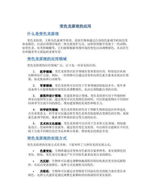 变色龙原理的应用