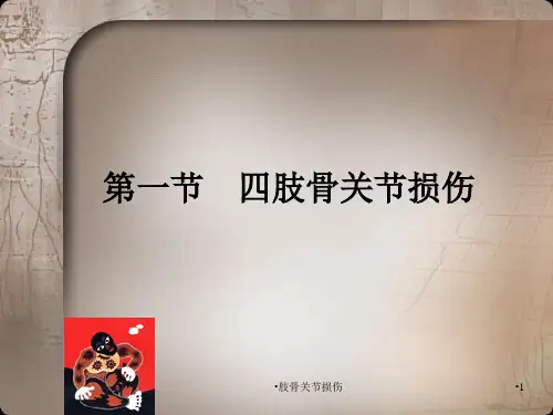 肢骨关节损伤课件