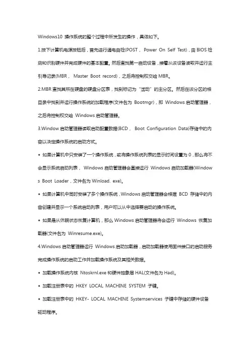 Windows10的基本操作实验总结