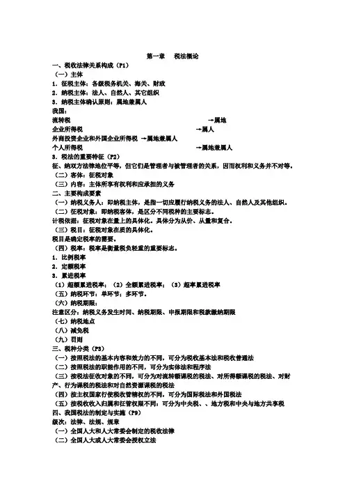 税法概论