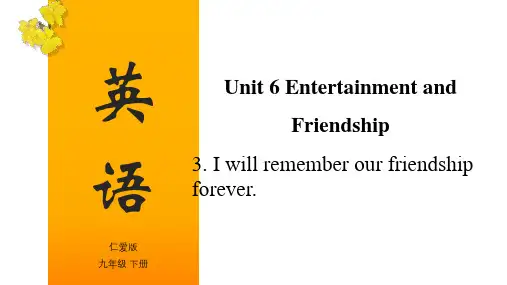 Unit 6 Topic 3-九年级英语下册(仁爱版)