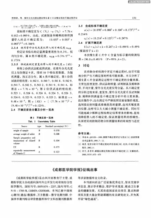 《成都医学院学报》征稿启事