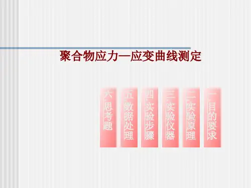 聚合物应力—应变曲线测定