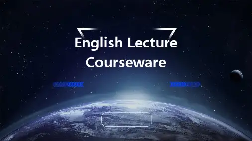 英语说课课件ppt