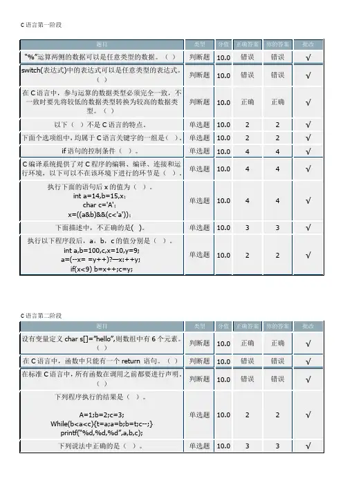 2020年北理工线上作业试题答案,全科目