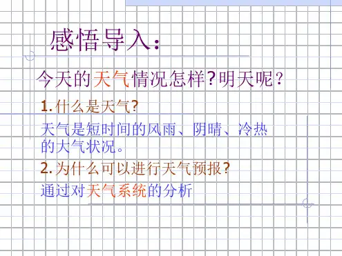 锋与天气课件共25张PPT
