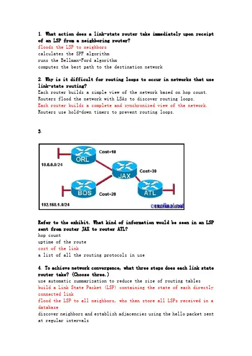 CCNA 2 Chapter 10 V4.0 Answers