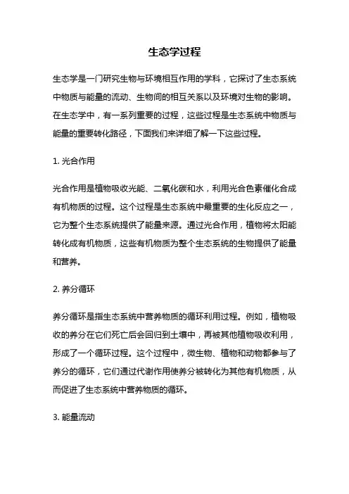 生态学过程