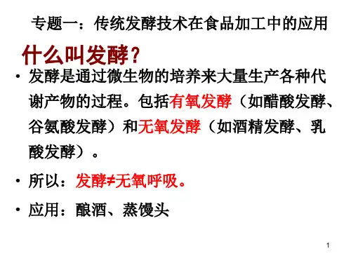 果酒果醋腐乳泡菜ppt课件