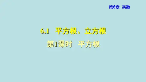 平方根PPT课件(沪科版)