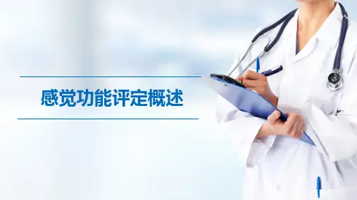 什么是感觉评定(康复评定技术课件)