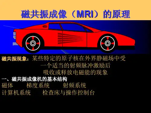 影像物理磁共振成像(MRI)的原理
