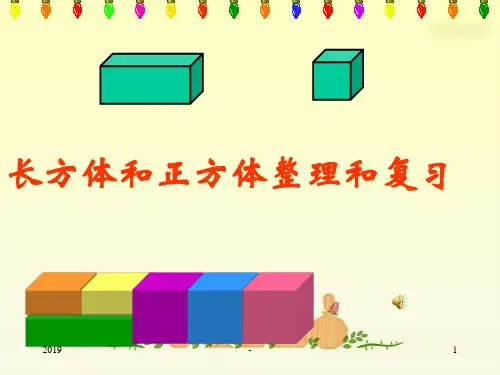 长方体正方体表面积和体积整理和复习ppt课件