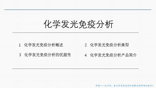化学发光免疫分析