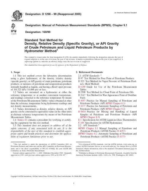 ASTM D1298