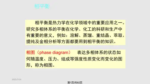 物理化学第五章-相平衡PPT课件