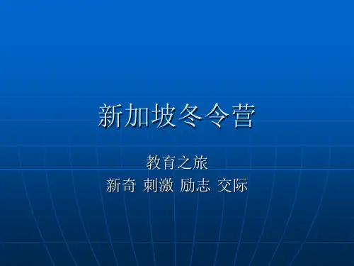 新加坡PPT