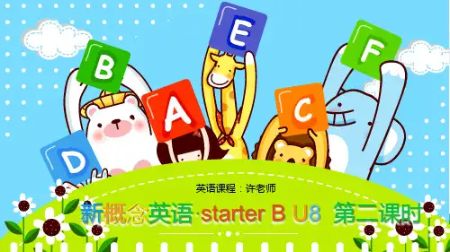 新概念青少版-starter B Unit8  They 're Dad's shoes 第二课时