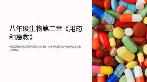 八年级生物第二章《用药和急救》