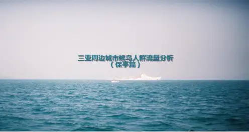 三亚周边城市候鸟人群流量分析