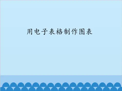 初中信息技术课件ppt第二册 课件 - 1.5用电子表格制作图表  %28共16张PPT%29