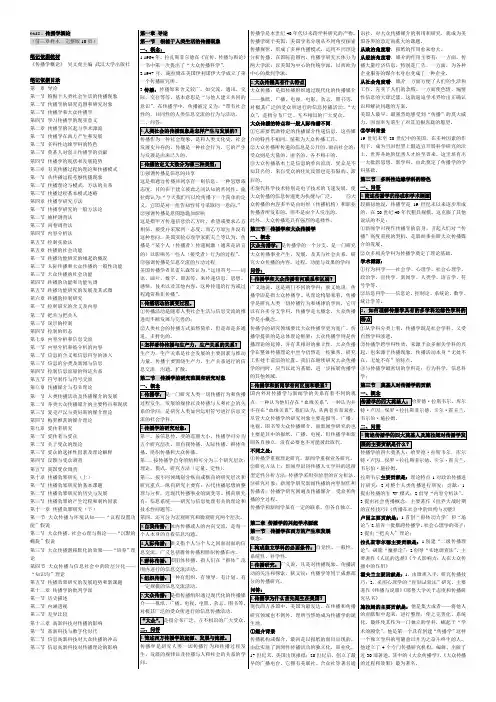 传播学概论总结