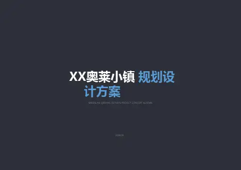 XX奥莱小镇规划设计方案