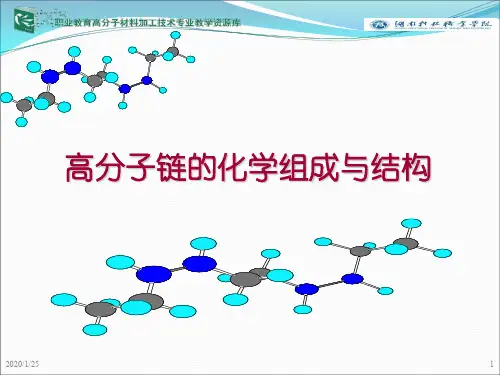 高分子链的化学组成与结构.
