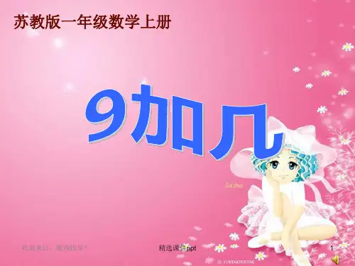 苏教版数学一年级上册《9加几》PPT