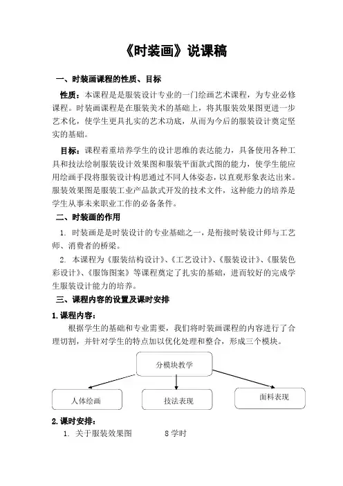 时装画说课稿