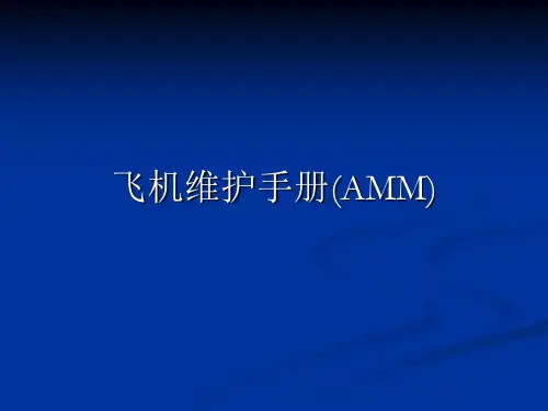 737 AMM培训课件