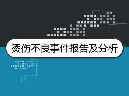 烫伤不良事件报告及分析 PPT