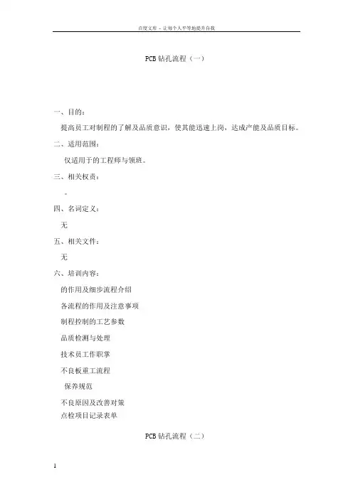 PCB钻孔流程1