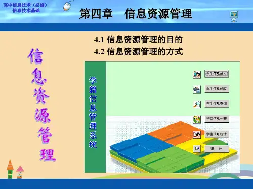 信息信息资源管理PPT优秀课件