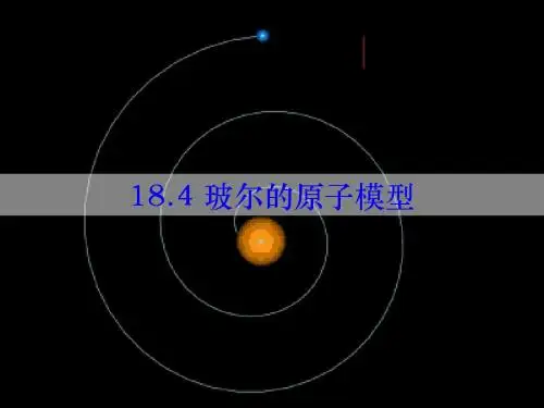 18.4玻尔的原子模型