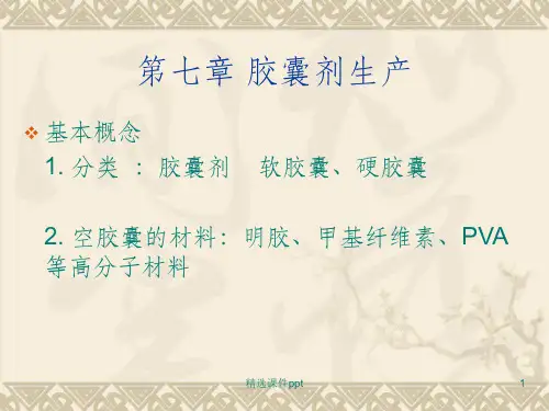 《胶囊生产设备》PPT课件