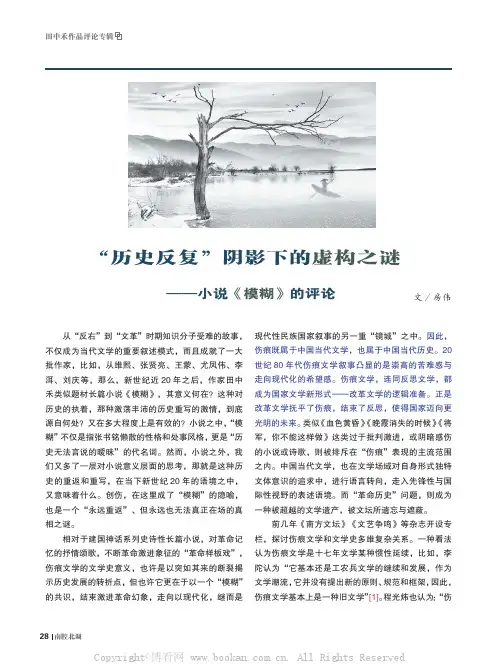 “ 历史反复”阴影下的虚构之谜──小说《模糊》的评论