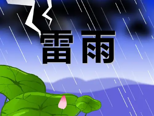 《雷雨》4PPT课件 图文