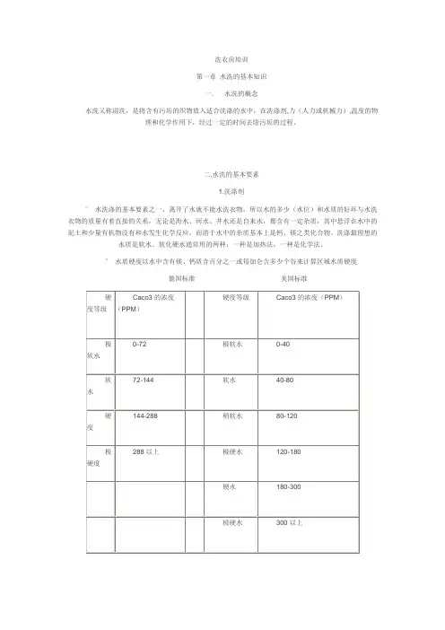 洗衣房培训