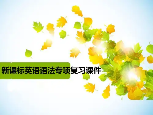 初中英语语法课件