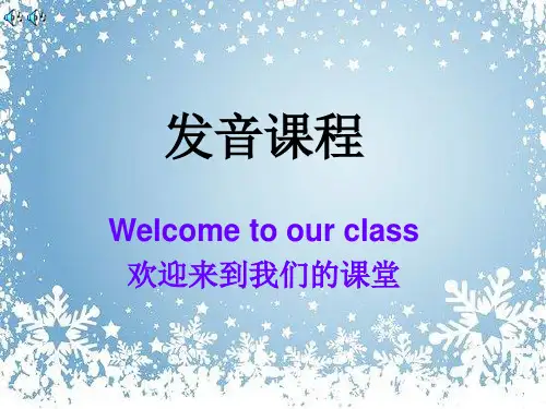 中文学习。发音