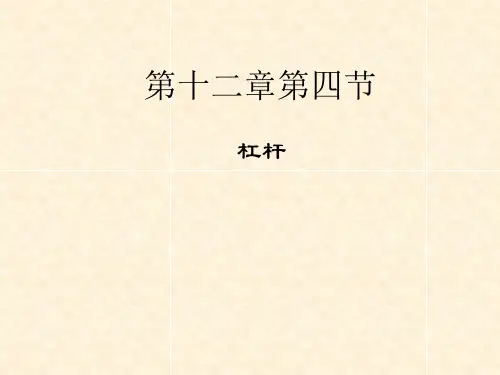 《杠杆》PPT课件