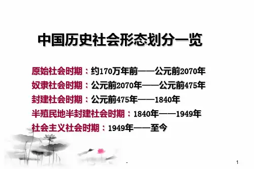 人教版高中历史必修一第一课PPT课件