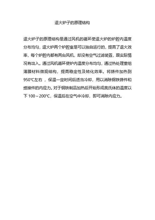退火炉子的原理结构
