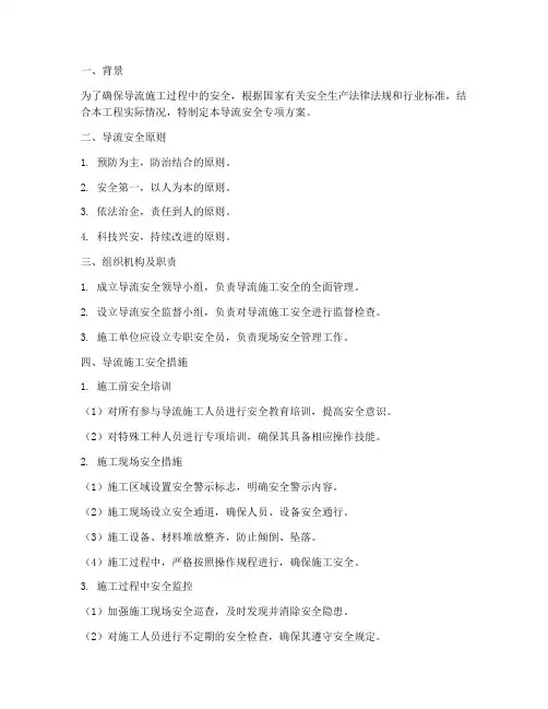 导流安全专项方案