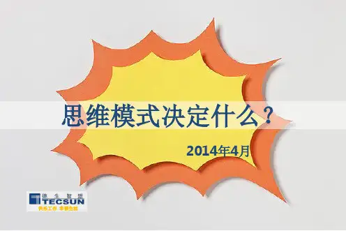 培训PPT--思维模式最终版