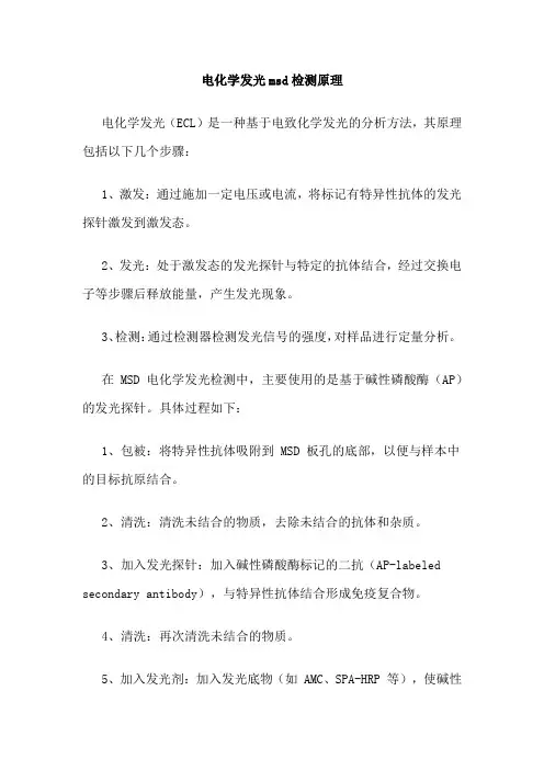 电化学发光msd检测原理